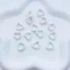 Contas de cerâmica vidrada em formato de coração contas soltas para colar pulseira pingente joias tecidas à mão acessórios diy