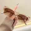 Nuevas Gafas de Sol de Verano para Mujer, Estilo Europeo y Americano, Gafas de Sol de Marco Pequeño de Gama Alta, Gafas de Sol Anti-UV para Conducir para Hombre