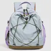 Mochila Deportiva Exterior Transfronteriza, Mochila de Senderismo de Nuevo Estilo con Bloques de Color, Mochila Casual de Viaje para Niños Estilo Montaña con Cierre de Cordón