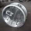 Válvula de Control Redonda de Doble Hoja Multilámina Válvula de Control de Flujo de Aire Válvula de Mariposa Eléctrica de Conducto Válvula de Acero Inoxidable Válvula de Aluminio