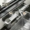 Nuevo estante para grifo de cocina, cesta escurridora multifuncional para fregadero, estante de almacenamiento sin taladro para esponja y estropajo de acero