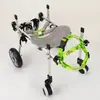 Silla de ruedas para perros con discapacidad en las extremidades traseras, Vehículo de asistencia para mascotas mayores, Ayuda de movilidad auxiliar para parálisis de extremidades delanteras, Rehabilitación de patas traseras para perros grandes y pequeños