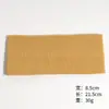 Faixa de Cabeça de Tricô Lisa Europeia e Americana Transfronteiriça para Esportes e Fitness, Lenço de Cabeça Absorvente de Suor, Faixa de Cabelo Elástica Simples e Versátil, Acessório de Cabelo