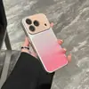 Funda de Brillo Degradado de Alta Apariencia con Ventana Grande para iPhone 17 Pro Max, Funda para Teléfono Apple 16, Cobertura Completa para 14/15