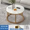 Mesa de Centro Criativa Simples Mesa de Chá Oval de Camada Dupla Mesa de Centro Sala de Estar Casa Uso em Quarto de Aluguel Simples Apartamento Pequeno