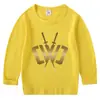 Camiseta de manga larga básica combinable para niños de Chad Wild Clay, camiseta de entretiempo para primavera y otoño, camiseta para niños