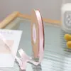 Embalagem de flor para presente de 2,5 cm fita para bolo de flor fita fita impressa com letra em inglês fita para buquê atacado