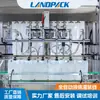 Máquina de Enchimento de Inseticidas Lander, Máquina de Enchimento de Líquidos Herbicidas e Inseticidas Totalmente Automática, Linha de Enchimento de Fertilizantes Líquidos