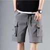 Pantalones de Verano para Hombre de Comercio Exterior Transfronterizo Pantalones Cortos Holgados de Ropa de Trabajo Pantalones Casuales Pantalones de Hombre Modernos Estilo Coreano con Múltiples Bolsillos
