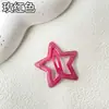 Pinza para el Cabello de Estrella Brillante Estilo Y2K para Niñas, Pinza de Mariposa de Estrella de Cinco Puntas para Flequillo de Niñas y Pinzas Pequeñas para el Cabello