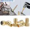 Adaptador de Válvula Francesa a Americana Válvula de Bicicleta de Carretera CNC Boquilla de Válvula Núcleo de Válvula Inflador para Inflado