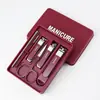 Set de Tijeras para Uñas Transfronterizo de 6 Piezas Cortauñas Cortauñas Anti-Salpicaduras Especial para Pedicura Tijeras para Uñas Oblicuas