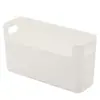 Caja de almacenamiento de ropa interior con acabado de plástico para colgar en la pared del inodoro, sin perforaciones, para calcetines