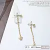 Celebridade online lz mesmo borboleta zircônia joias de unha atacado corrente de diamante luxo leve pingente acessórios de unha de diamante de metal