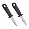 Cuchillo para Ostras Comercial, Acero Inoxidable Afilado, Engrosado, Herramienta Profesional para Abrir Conchas de Ostras, Vieiras y Almejas