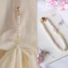 Manguito Hanfu Antigo com Fivela Magnética Punhos de Camisa Artefato para Fixar Mangas em Viagens Diárias de Verão Acessórios com Fivela de Corrente
