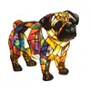 Serie de Perros Nuevos Transfronteriza Adornos de Resina Luz Nocturna LED Estatua de Animal Artística Decoración Creativa para Escritorio del Hogar