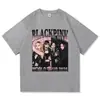 Camiseta Pink Journey 2025 Moda Retrô Roupas Masculinas e Femininas Retrô Harajuku Roupas de Alta Qualidade Camiseta de Algodão