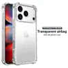 Adequado para iPhone Apple 14Pro Quatro Cantos com Airbag Anti-Queda Transparente de Alta Definição Acrílico TPU Duas em Uma Capa de Celular