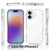 Funda magnética de alta gama para teléfono para Apple 18 Pro Max, iPhone 17, transparente y resistente a caídas para los modelos 16/15/14/13