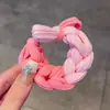 Anillo Grueso Trenzado para el Cabello para Niños Lindo Color Dopamina Caucho Tendón Diadema Cola de Caballo Bola para el Cabello Accesorios para el Cabello