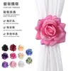 Amarres de Cortina Transfronterizos, Flor de Rosa Individual Linda, Accesorios de Decoración de Boda, Adornos para Decoración del Hogar, Correas de Amarre, Accesorios