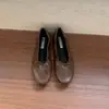 2cm~Sapatilhas Mary Jane ballet de sola macia, estilo francês, versáteis, estilo coreano, com laço, estilo fada