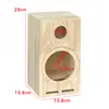 Altavoces de audio para coche de 4 pulgadas 5 pulgadas 6.5 pulgadas 8 pulgadas caja vacía para altavoz caja de madera maciza de dos vías caja de madera para altavoz de casa