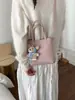 Bolso de Alta Gama con Textura de Gran Capacidad para Mujer 2025 Nuevo Bolso Cruzado Versátil Casual Bolso Cubo de Nicho para Viajes y Uso Diario
