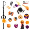 Se pueden ensamblar surtidos de juegos de accesorios de juguetes para gatos de Halloween y Navidad para proporcionar a los gatos entretenimiento autónomo y aliviar el aburrimiento, juguetes para mascotas al por mayor