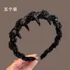 Diadema Brillante Louis Paris Cabeza de Princesa con Diamantes para Mujer 2025 Nueva Diadema de Corona Alta con Dientes Pinza Antideslizante para el Cabello Accesorio para el Cabello