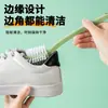 Escova de Sapato de Cinco Lados com Cerdas Macias, Ferramenta Doméstica para Limpeza de Sapatos Que Não Danifica Sapatos ou Roupas, Escova Multifuncional para Limpeza de Sapatos