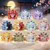 Guochao Estilo Antigo Raposa Imortal Luminosa Caixa Surpresa Brinquedo Criativo da Moda Figura Ornamento de Mesa Decoração de Casa Presente Divertido Coisa Boa
