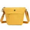Bolsa para Teléfono Móvil Bolso Cruzado para Mujer Simple Sentido de Alta Gama Moda de Nicho Versátil Nuevo Bolso Cubo de Nailon Bolso de Hombro para Mujer