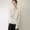Cardigã feminino de cashmere, 100% cashmere de cabra puro, novo tricô com torção vintage, casaco suéter quente, grosso, estilo europeu e americano