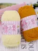 Hilo de Azúcar al por Mayor Hilo de Algodón Leche de 2 Cabos Hilo de Miel Hilo para Bebé Hilo para Muñecas Hilo de Algodón Crochet Hilo para Niños