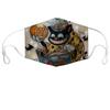 Máscara de Halloween 3D com Impressão Digital de Algodão à Prova de Poeira, Venda Quente Transfronteiriça, Máscara Universal Personalizada para Adultos e Crianças