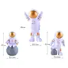 Decoração de Bolo de Astronauta Espacial Ornaments Decoração de Bolo de Aniversário Infantil Ônibus Espacial Decorações Criativas para Confeitaria