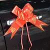 Directo de fábrica flor grande de tirar a mano festiva boda moño manija de coche de boda flor de tirar decoración de regalo flor de corbata