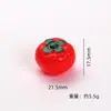 Colgante Llavero 3D Fruta Realista Grande Shangding con Durian, Mangostán, Pitahaya y Mango para Manualidades DIY