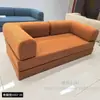 2026 Nuevo Sofá Cama Modular Sala de Estar Estilo Wabi-sabi Lavable Integrado Plegable por Compresión Doble Uso Sofá de Peluche