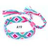 Pulseras Tejidas de Venta Caliente Europeas y Americanas, Pulseras de Amistad Arcoíris Hechas a Mano Estilo Étnico Nepalí, Joyería al por Mayor