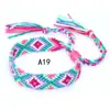 Popular en Europa y América: Pulseras Tejidas Arcoíris Hechas a Mano en Estilo Étnico Nepalí, Venta al por Mayor de Joyería