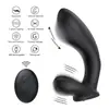 Controle remoto sem fio de silicone ecologicamente correto, massageador de próstata para uso adulto e masculino, estimulando o ponto G e o esfíncter anal posterior