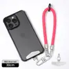 Cordón para Teléfono Móvil Personalizado de Alta Gama, Correa de Muñeca Trenzada, Cordón Corto para Funda de Teléfono Móvil, Venta al por Mayor de Fábrica