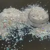 Verano Fino Transparente Multicolor Escamas de Brillo Ópalo Imitación Arte de Uñas Ligero Tinta Fluida Gota Resina Arte de Uñas Salón Exclusivo Brillo Destello Fábrica