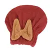 Big Bow nova touca de secagem de cabelo de celebridade da Internet, touca de banho super absorvente, secagem rápida, atacado, sem fivela, toalha de secagem de cabelo