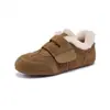 Zapatillas de Entrenamiento Retro Alemanas con Forro de Felpa para Mujer, Nuevo Modelo Invierno 2026, Tenis con Velcro, que Aumentan la Altura, Calientes, Zapatos Deportivos Casuales