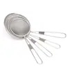 Colador de malla fina de acero inoxidable para leche de soja, tamiz, rejilla para aceite, suministros de cocina, herramientas para hornear, valla para freír y pescar