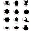 Set Creativo de Halloween Colorido para Niños Rasca y Gana Negro DIY Festival de Fantasmas Adornos Divertidos Papel Rasca y Gana Festivo